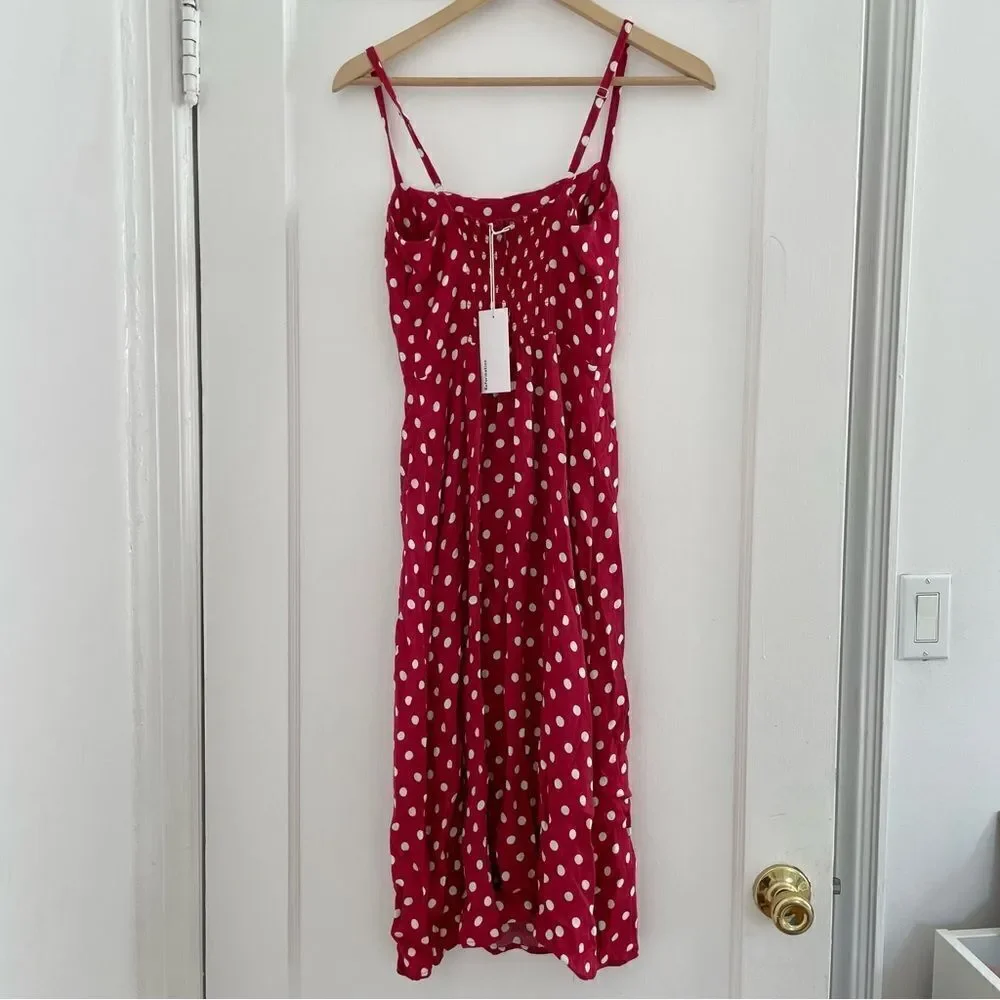 Reformation  Afternoon Campari Dress